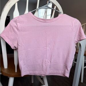 Wild Fable Light Pink Crop Top